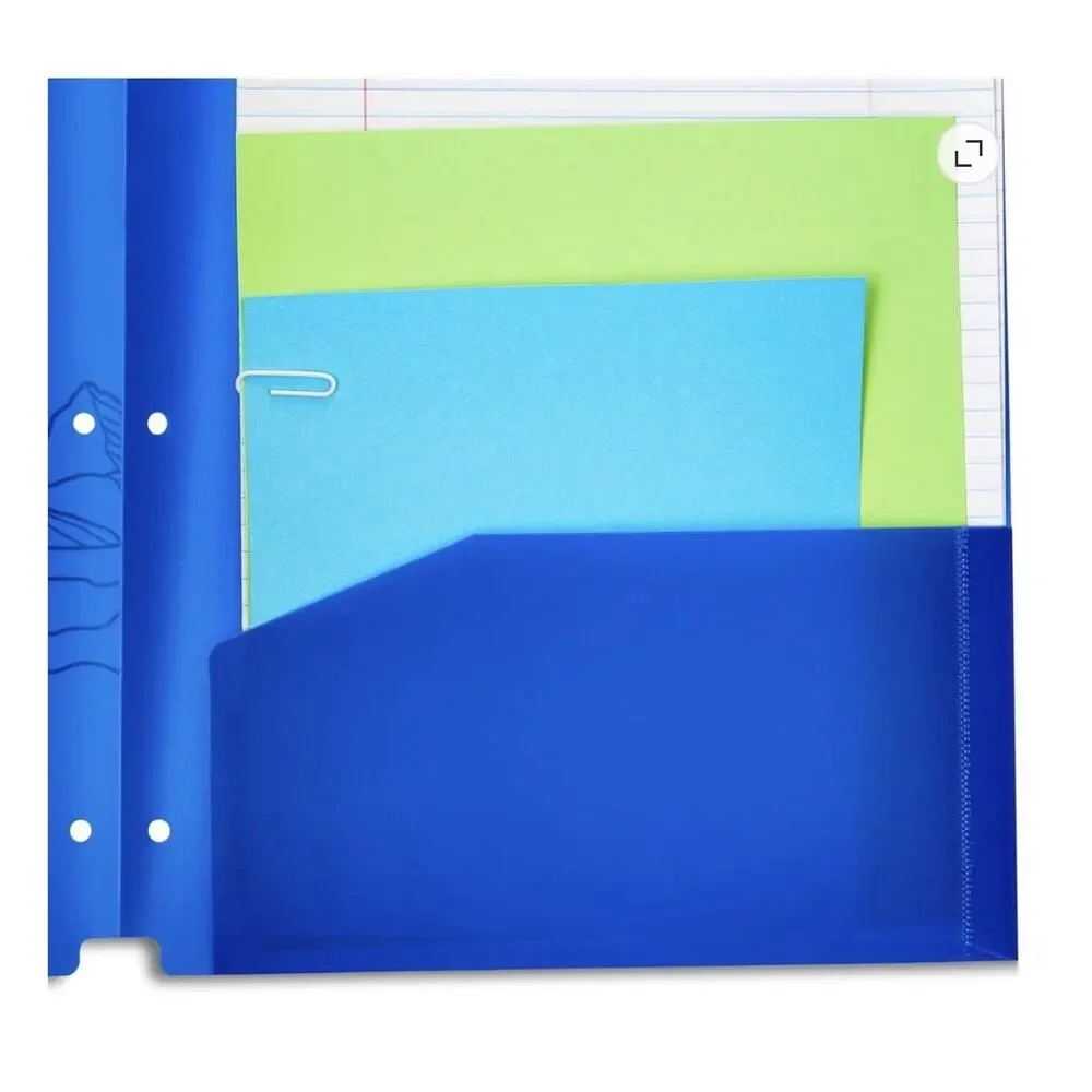 3 Pack Pen + Gear Pocket Poly Folders 9.4